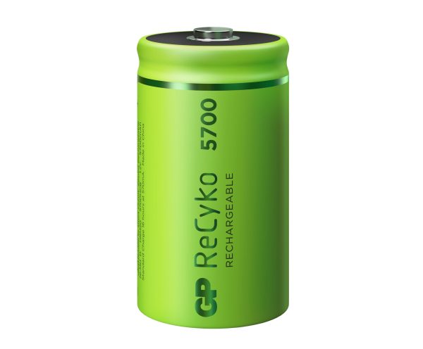 Акумулаторна Батерия GP R20 D 5700mAh NiMH Recyko 2 бр. в опаковка GP 4