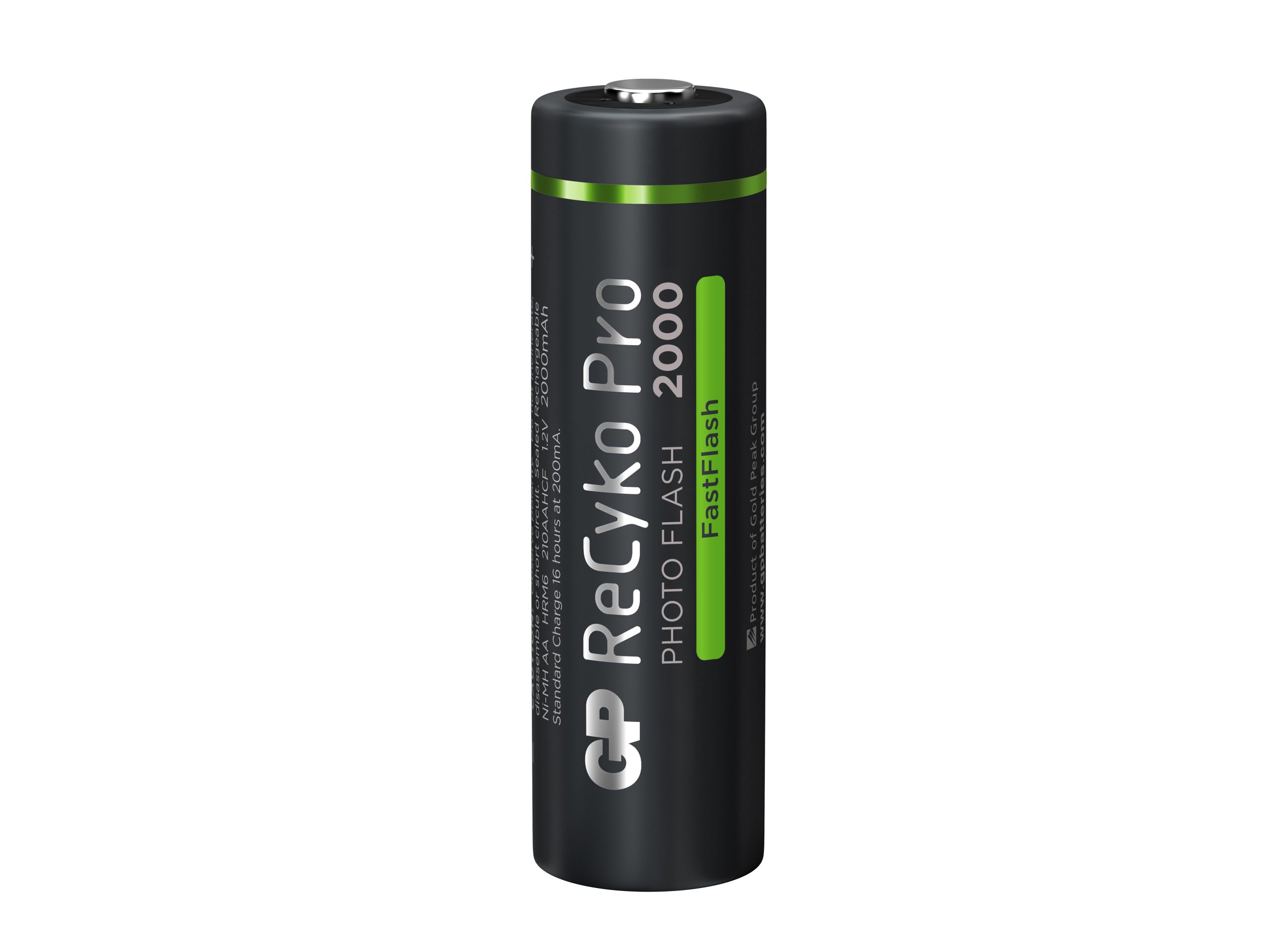 Акумулаторна Батерия GP R6 AA 2000mAh RECYKO + PRO Fast Flash GP-BR-210AAHCF-APCEB4 NiMH /до 500 цикъла/ 4 бр. в опаковка GP 4