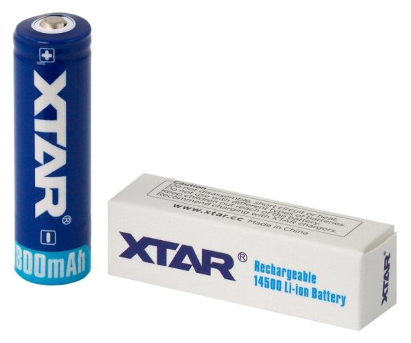 Акумулаторна батерия LiIon  AA R6  3,7V 800mAh  XTAR 2
