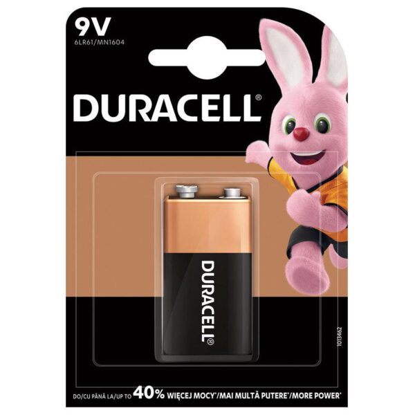Алкална батерия 6LF22 R22 9V 1pk блистер BASIC DURACELL 1