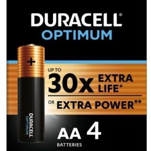 Алкална батерия DURACELL OPTIMUM LR6 /4 бр. в блистер/ 1.5V 1