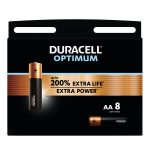 Алкална батерия DURACELL OPTIMUM LR6 /8 бр. в блистер/ 1.5V 1