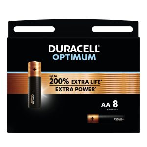 Алкална батерия DURACELL OPTIMUM LR6 /8 бр. в блистер/ 1.5V 1