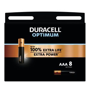 Алкална батерия DURACELL OPTIMUM  MX2400 LR03 AAA /8 бр. в блистер/ 1.5V 1