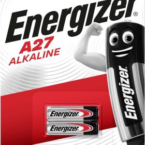Алкална батерия ENERGIZER 12 V 2 бр. в опаковка за аларми А27 LR27 /цена за 2 батерии/ 1