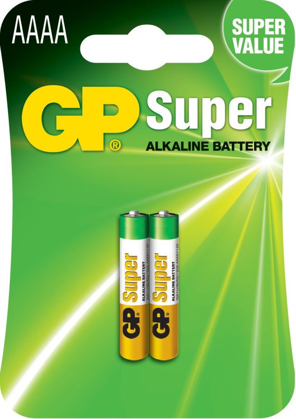 Алкална батерия GP 1.5V AAAA LR61- 2бр. в опаковка GP 1