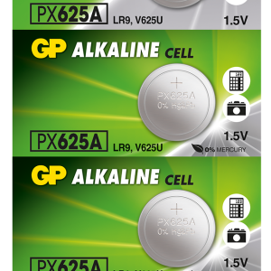 Алкална батерия GP LR9 625A, 1.5V, за глюкомери и дистанционни, 5 бр. в блистер, цена за 1 бр. 1