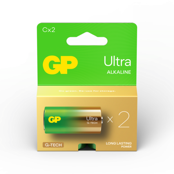 Алкална батерия GP ULTRA LR14 /2 бр. в опаковка/ 1.5V 1