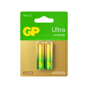 Алкална батерия GP ULTRA LR6 AA /2 бр. в опаковка/ 1.5V GP, GP15AU 1