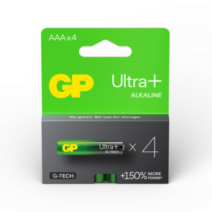 Алкална батерия GP ULTRA PLUS LR03 AAA /4 бр. в опаковка/ блистер 1.5V 1