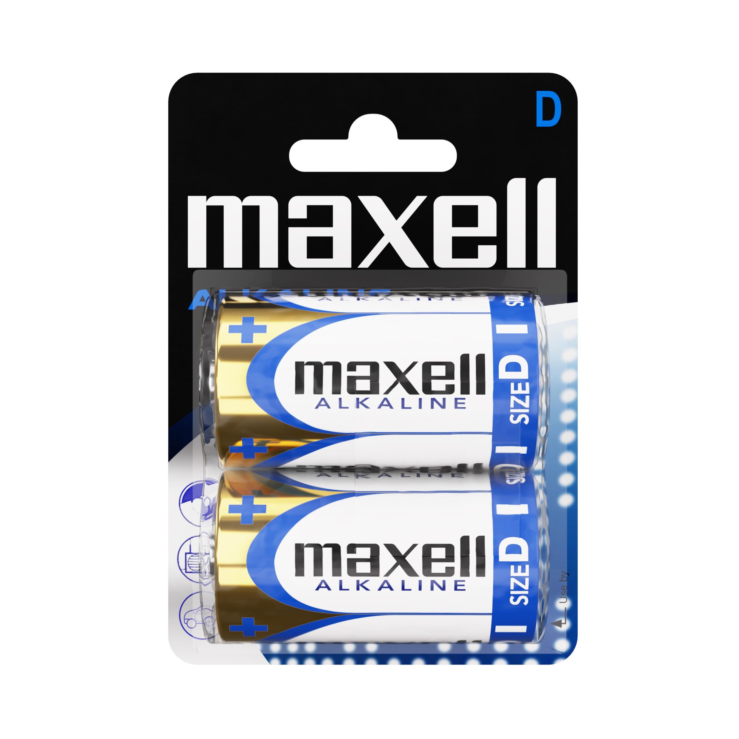 Алкална батерия MAXELL LR20 /2 бр. в опаковка/ 1.5V 1