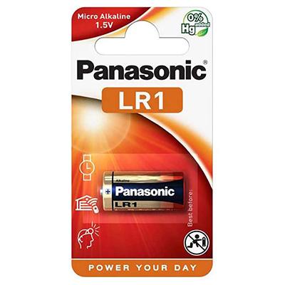 Алкална батерия PANASONIC LR1 /1 бр. в опаковка/ 1.5V 1