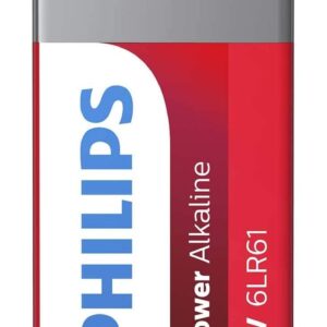 Алкална батерия PHILIPS Power, 6LR61P1B / 10, 6LR61, 9V, 1 брой/блистер 1