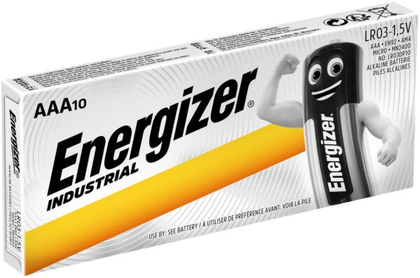 Алкални батерии индустриални LR03 AAA 1,5V 10PK INDUSTRIAL ENERGIZER 1