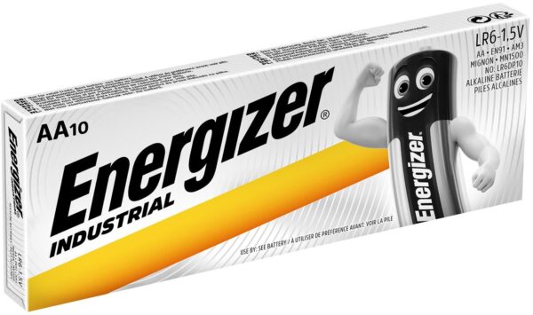 Алкални батерии индустриални LR6 AA 1,5V 10PK INDUSTRIAL ENERGIZER 1