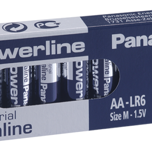 Алкални батерии индустриални LR6 AA 1,5V 10PK INDUSTRIAL Powerline  PANASONIC 1