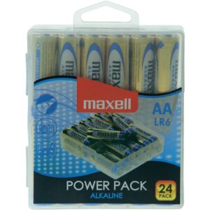 Алкални батерии MAXELL LR6 1,5V AA 24 бр. блистер PVC case 1