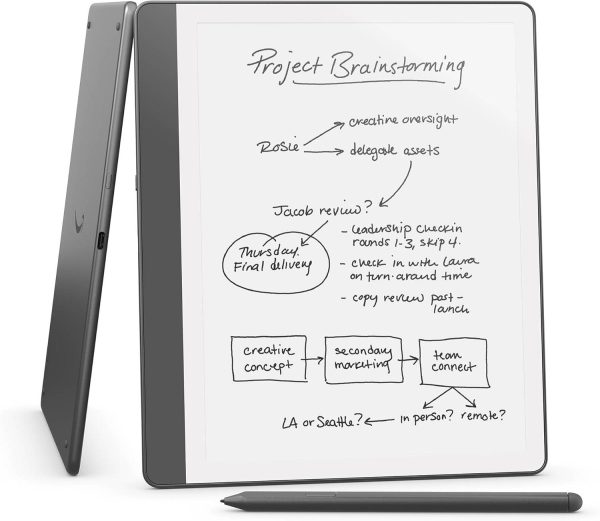 Amazon Kindle Scribe (2024) четец 16GB - 10.2" - с Premium Pen, тъмно сив 1