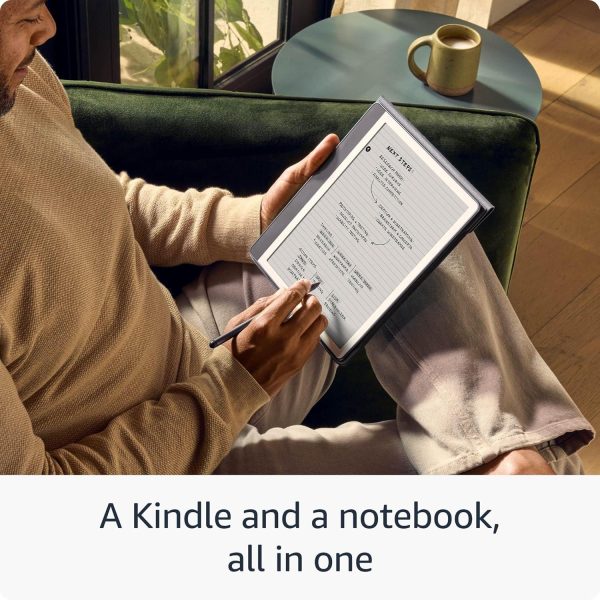 Amazon Kindle Scribe (2024) четец 16GB - 10.2" - с Premium Pen, тъмно сив 3