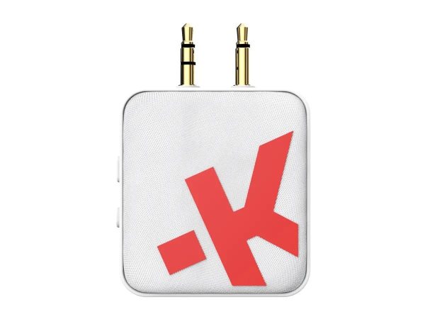 Аудио адаптер Skross, 3.5 mm жак към Bluetooth, Бял 1