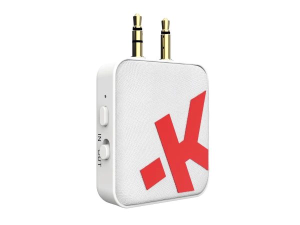 Аудио адаптер Skross, 3.5 mm жак към Bluetooth, Бял 2