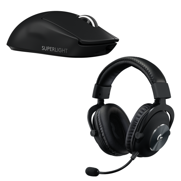 Бъндъл Геймърска мишка Logitech G Pro X Superlight и Слушалки Logitech G Pro 3