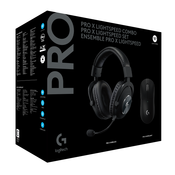 Бъндъл Геймърска мишка Logitech G Pro X Superlight и Слушалки Logitech G Pro 5