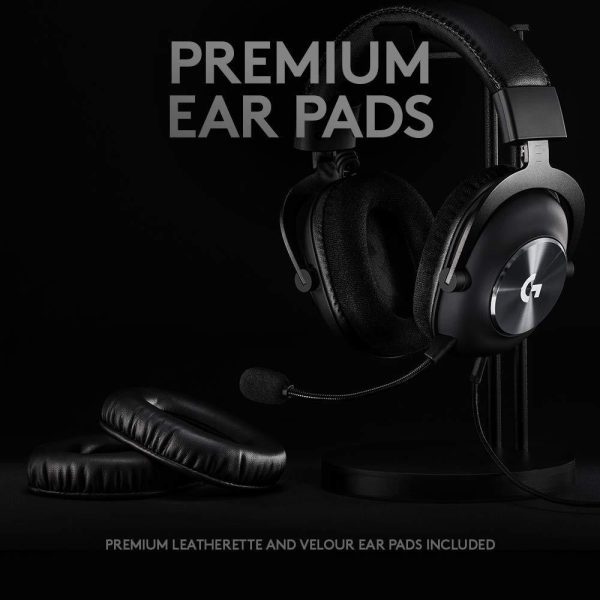 Бъндъл Геймърски слушалки Logitech PRO X + Поставка за слушалки 4