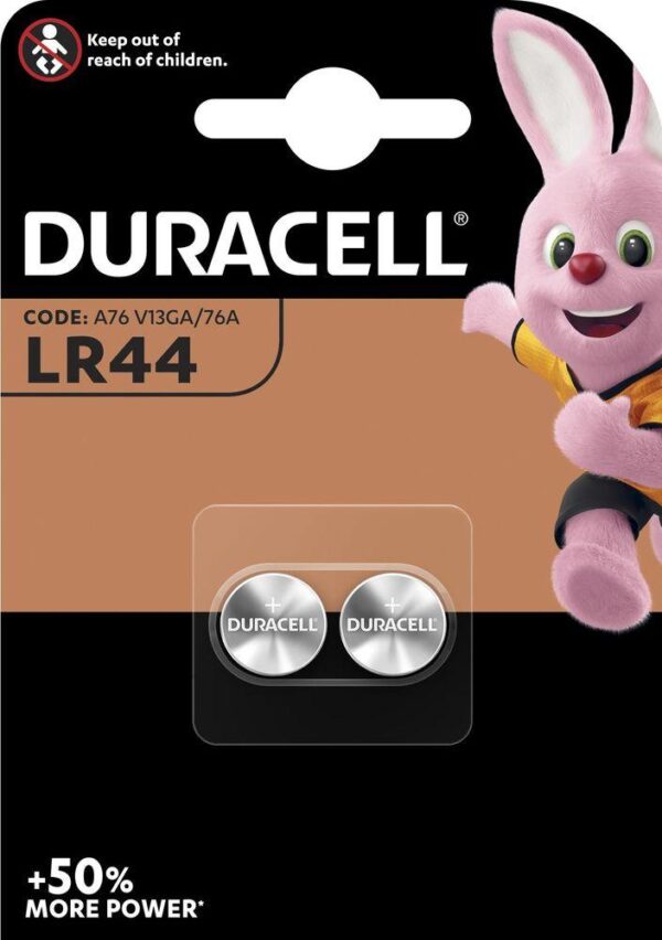 Батерия алкална LR44 AG13 2pk блистер 1,55V DURACELL 1