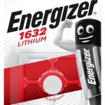 Батерия литиева CR1632 3V  ENERGIZER, 1 бр. блистер /цена за 1 бр./ 1