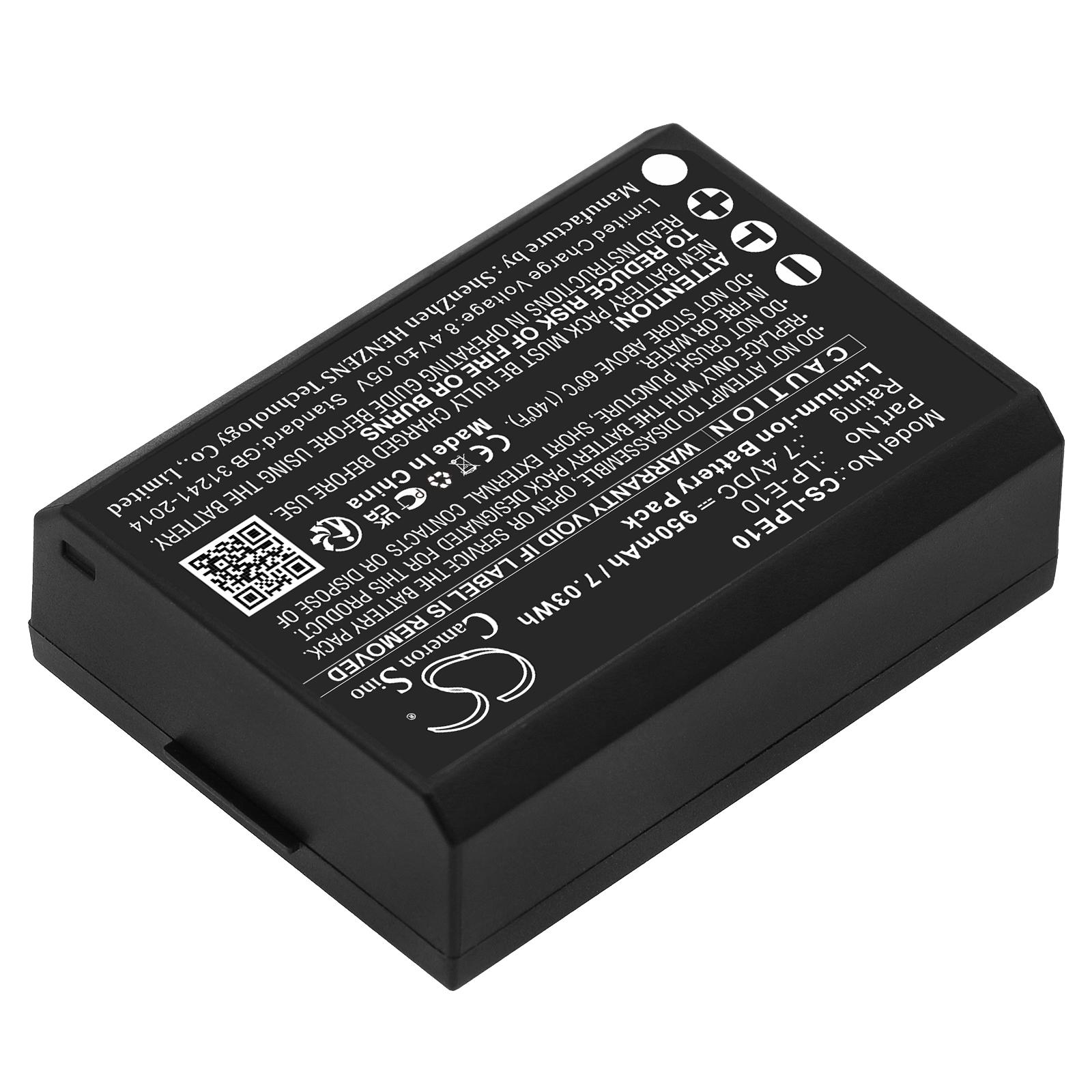 Батерия за апарат CANON LPE10 LiIon 7.4V 950mAh Cameron Sino 4