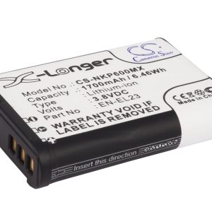 Батерия за апарат NIKON EN-E23  Coolpix P600; P900  LiIon 3,8V  1700mAh  Cameron Sino 1