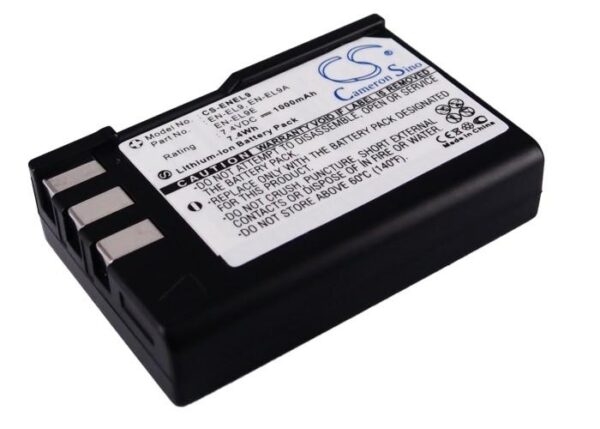 Батерия за апарат NIKON EN-EL9 D-SLR D40 D60 D3000 D5000, 7.4V, 1000mAh, Li-Ion, Cameron Sino 1