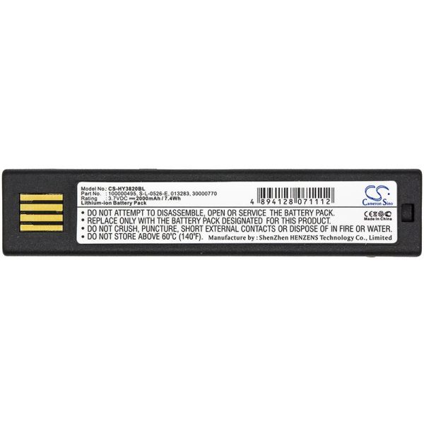 Батерия за баркод скенер Honeywell 3820, 4820, 5620 100000495 LiIon  3.7V 2000mAh Cameron Sino 1