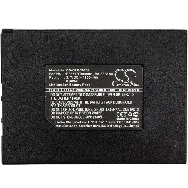 Батерия за баркод скенер Honeywell / Datalogic/ Metrologic SP5600 CipherLAB 8300   LiIon  3.7V 1800mAh Cameron Sino 1