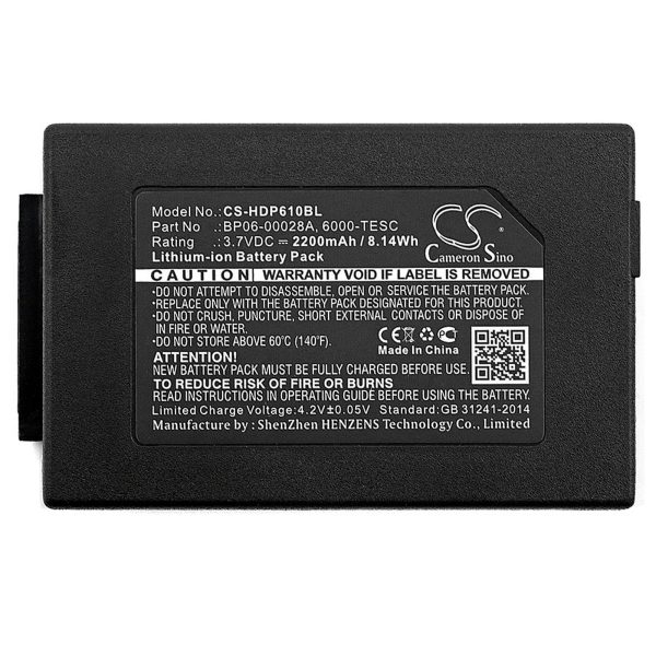 Батерия за баркод скенер Honeywell Dolphin 6100, ScanPal 5100  BP06-00029A   LiIon  3.7V 2200mAh Cameron Sino 1