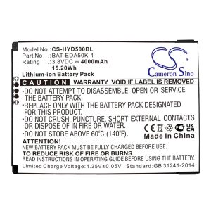 Батерия за баркод скенер Honeywell EDA50K ScanPal 50   BAT-EDA50K-1   LiIon  3.8V 4000mAh Cameron Sino 1