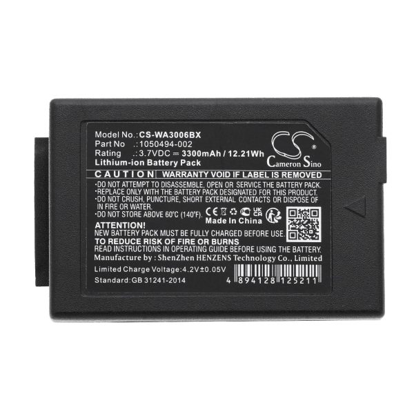 Батерия за баркод скенер ZEBRA/ TEKLOGIX/ MOTOROLA WorkAbout Pro 4  LiIon  3.7V 3300mAh Cameron Sino 1