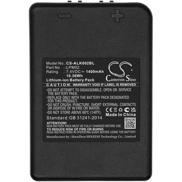 Батерия за дистанционно управление за кран Autec Air Dynamic AJR LPM02 LiIon 7,4V 1400mAh Cameron Sino 1