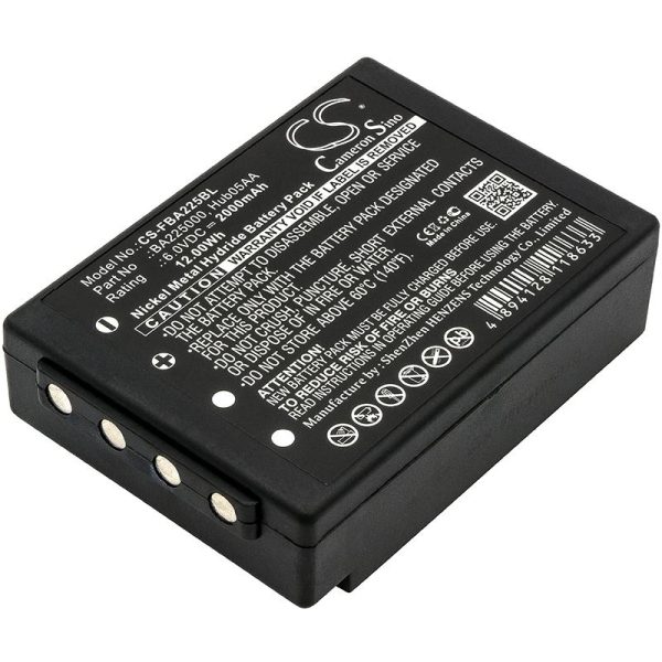 Батерия за дистанционно управление за кран HBC Radiomatic Eco, Micron 4,6  SPECTRUM 1,2 BA225000 NIMH 6V 2000mAh черна Cameron Sino 2