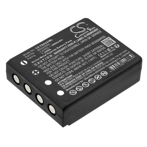 Батерия за дистанционно управление за кран HBC Radiomatic Quadrix, Micron 4,5,6,7  BA223000 NIMH 3,6V 2000mAh черна Cameron Sino 2