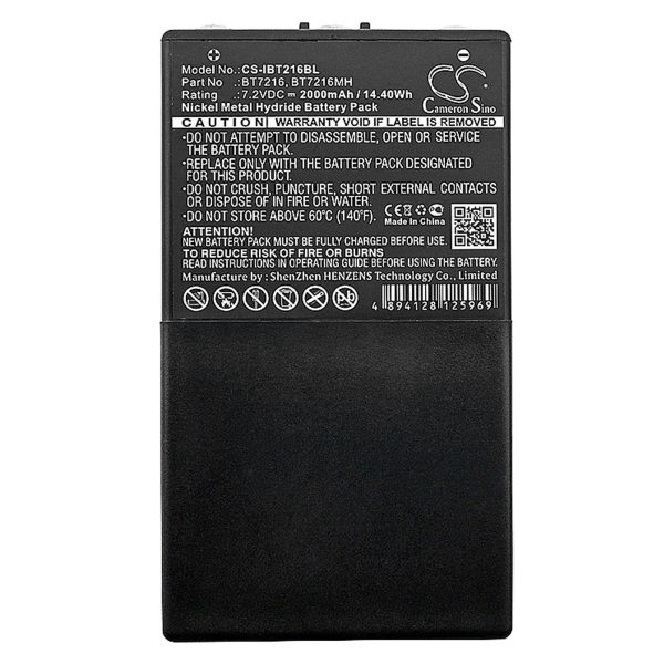 Батерия за дистанционно управление за кран Itowa Boggy, Combi Caja Spohn  BT7216  NIMH 7,2V 2000mAh Cameron Sino 1