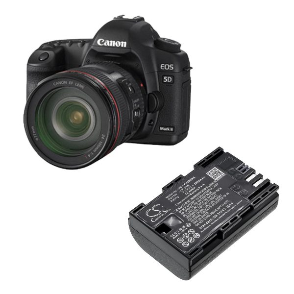Батерия за фотоапарат CANON EOS 5D, EOS 60D LiIon 7.2V 2000mAh  Cameron Sino 2