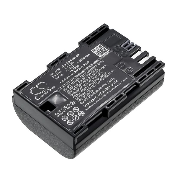 Батерия за фотоапарат CANON EOS 5D, EOS 60D LiIon 7.2V 2000mAh  Cameron Sino 3
