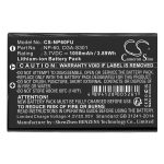Батерия за фотоапарат FUJI NP60 LiIon 3.7V 1050mAh Cameron Sino 1