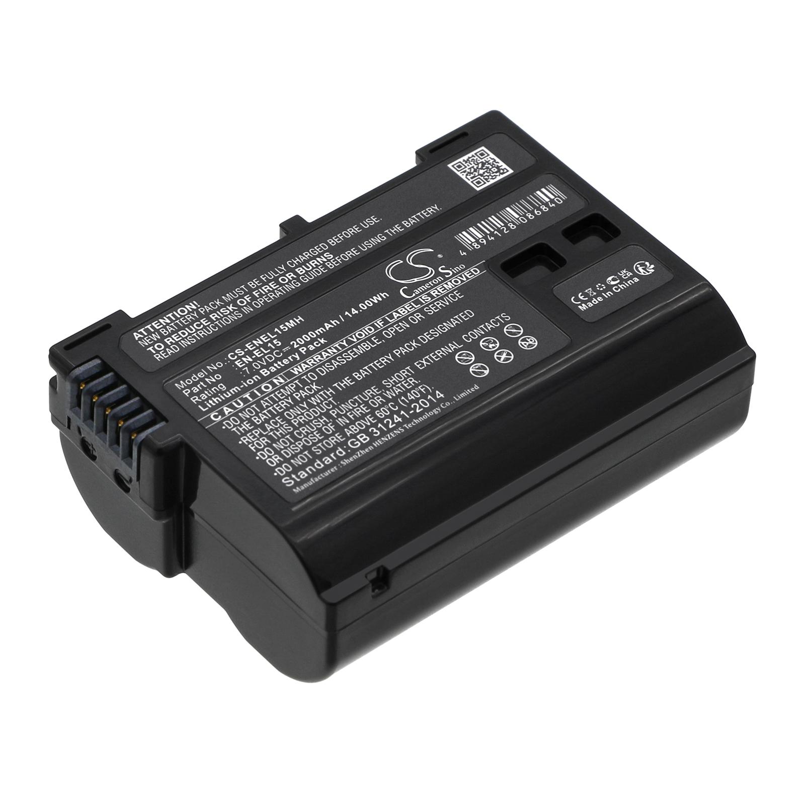Батерия за фотоапарат NIKON EN-EL15MH Li-Ion 7V 2000mAh Cameron Sino 1