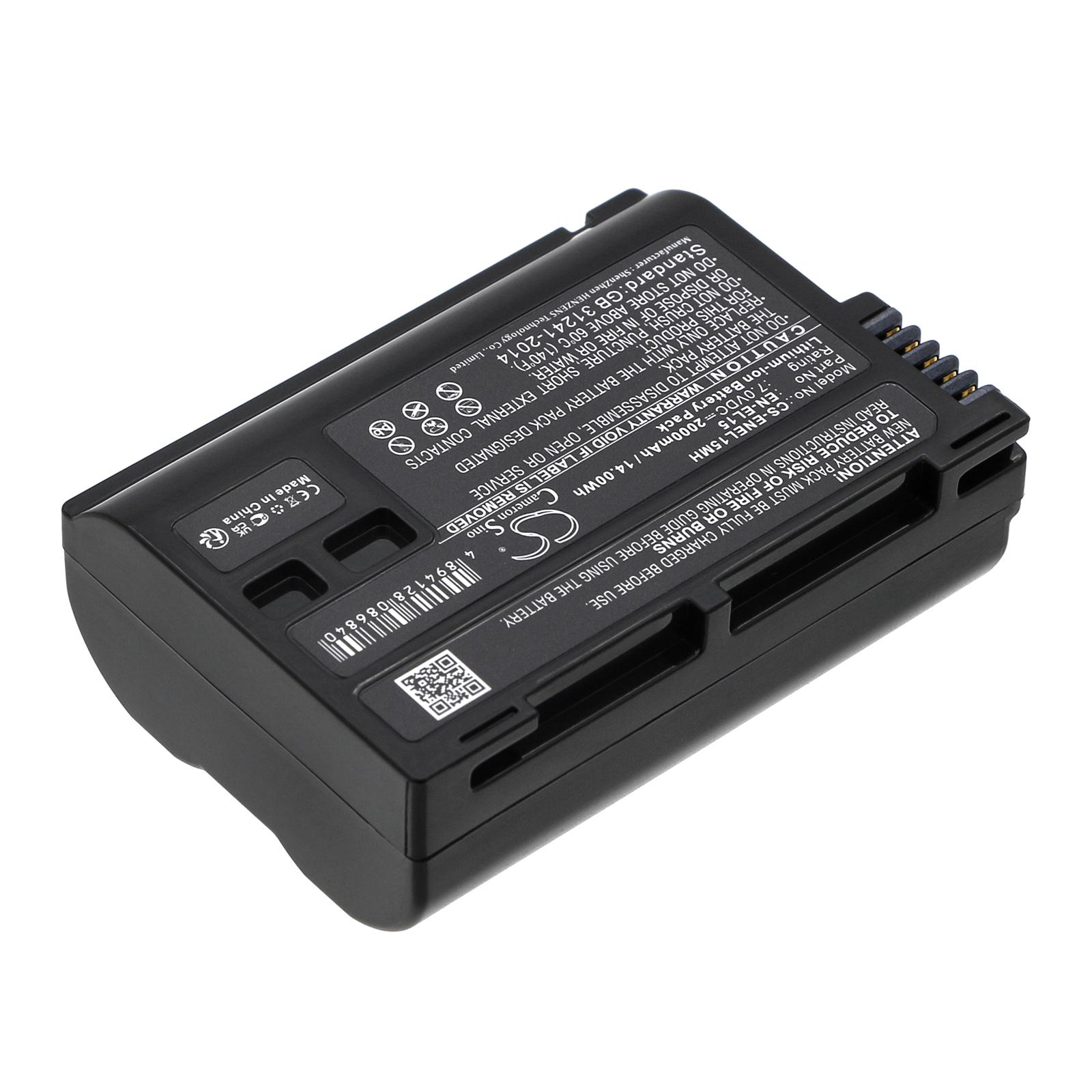 Батерия за фотоапарат NIKON EN-EL15MH Li-Ion 7V 2000mAh Cameron Sino 2