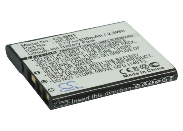 Батерия за фотоапарат SONY  NP BN1  LiIon 3.7V 630mAh Cameron Sino 1