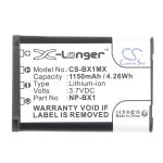 Батерия за фотоапарат SONY NP-BX1 LiIon 3.7V 1150mAh  Cameron Sino 1