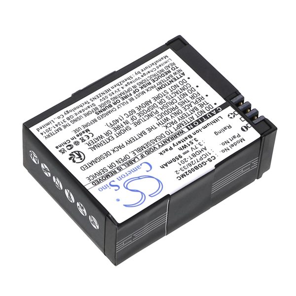Батерия за камера GO PRO Hero 3; HERO 3 Plus  AHDBT-201  3,7V 950mAh LIIon Cameron Sino 3